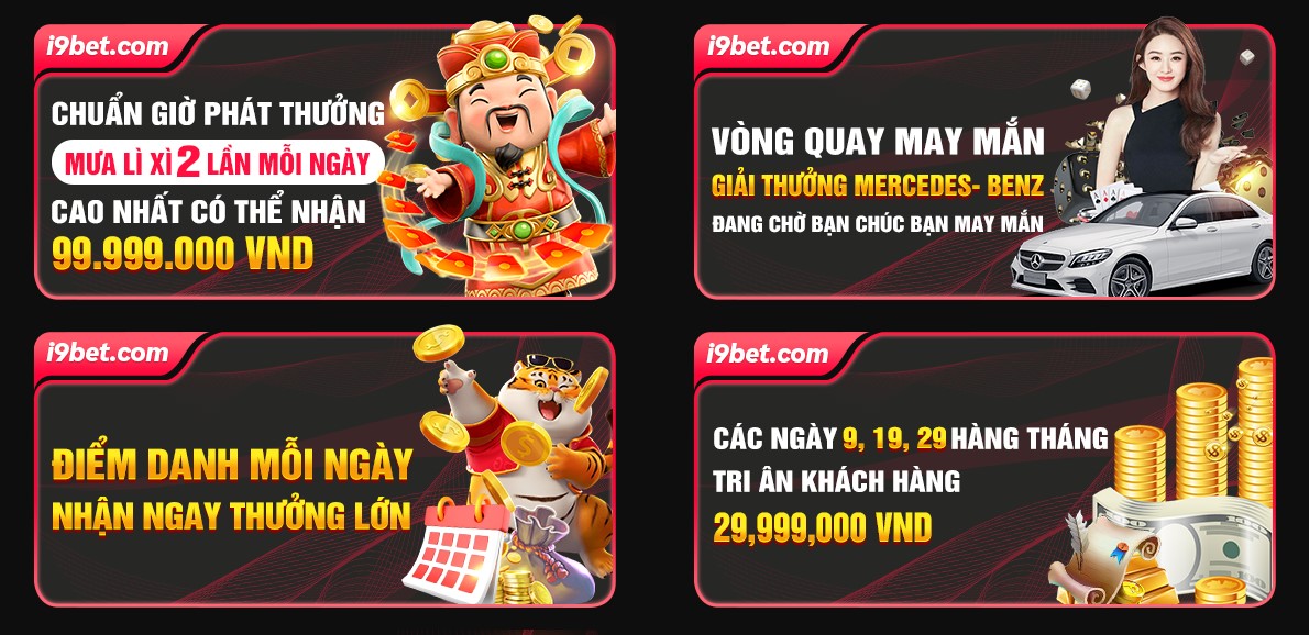 Chương trình Khuyến mãi i9bet– Đặc quyền VIP