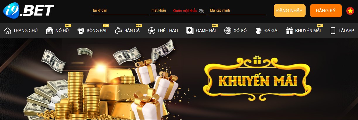 Khuyến mãi i9bet cực khủng cho tân binh